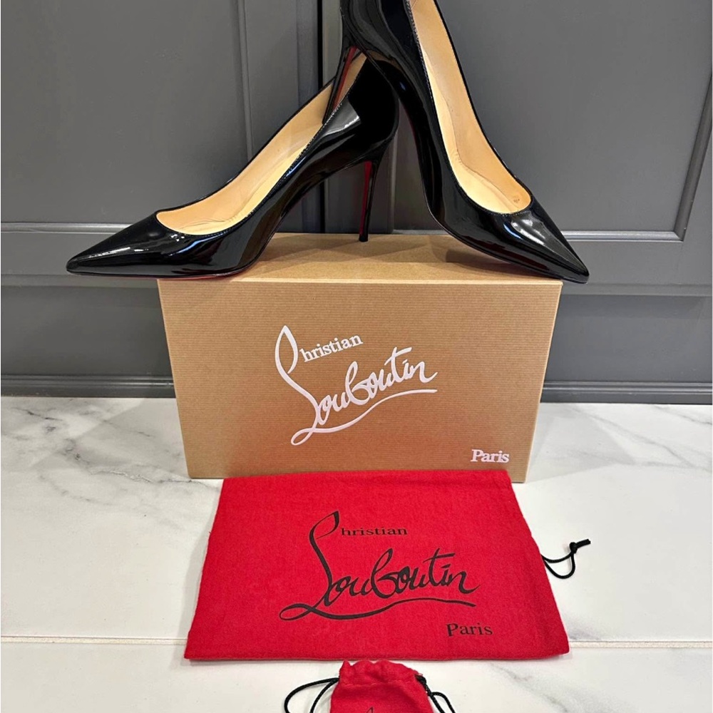 Christian Louboutin Black Patent Heels